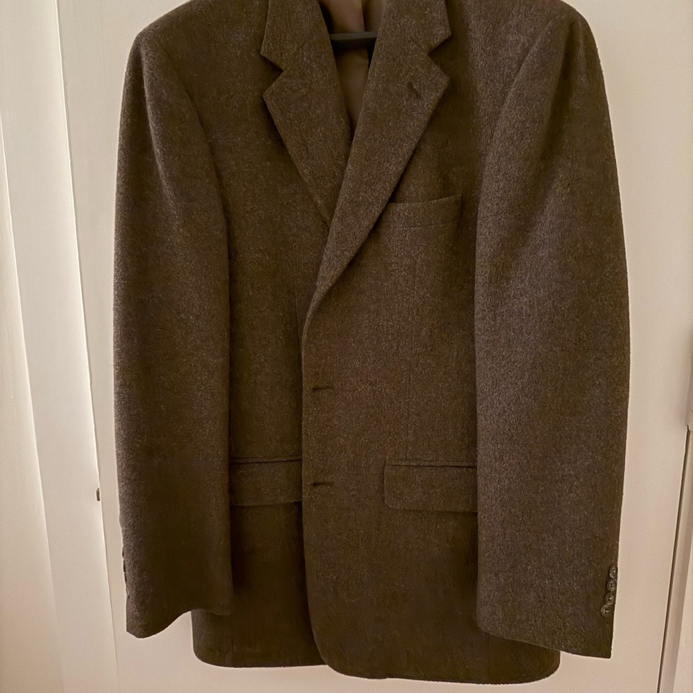 Grant Thomas Brown Camel Hair Blazer